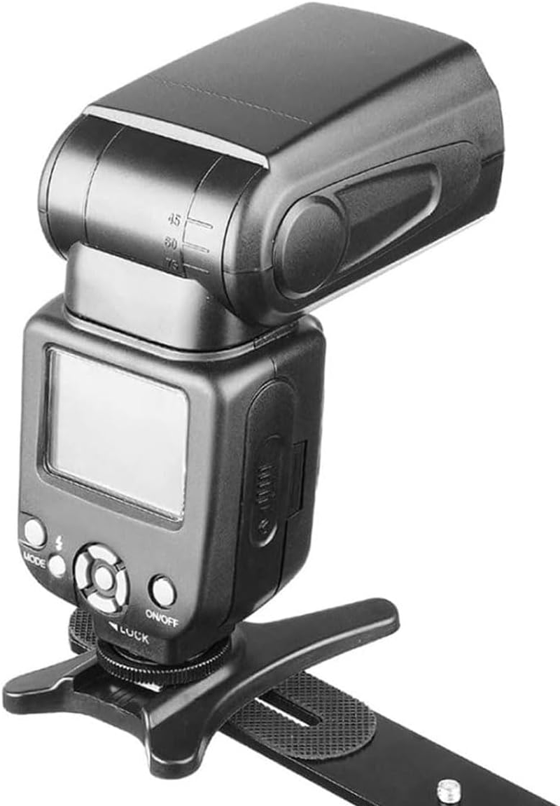 Laroal 2Pcs Camera Mount Flash Mount Extension Bar T-Shaped Microphone Holder for DSLR Cameras Flash Microphones 1/4" Screw Aluminum image number 2