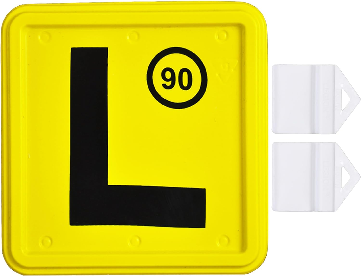 2PCS Plastic L Plate with Speed Limit Display for NSW Holder Set image number 2