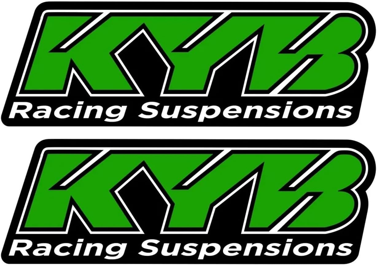 Reflective Motocross Motorcycle Sticker Fork Kyb Suspension Showa Decals(Black)
