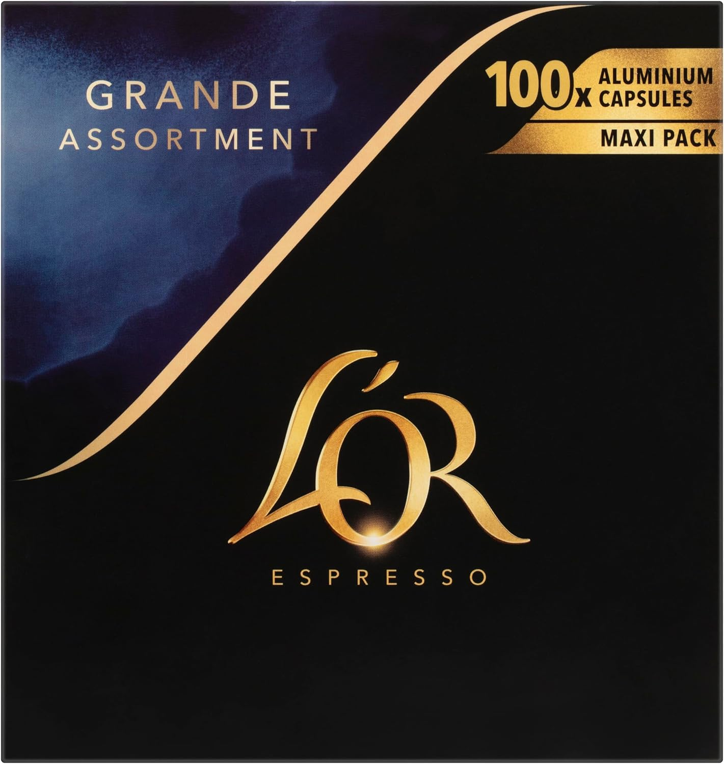 L&rsquo;OR Espresso Grande Assortment Pack 100 Aluminium Capsules Compatible with Nespresso Machines image number 6