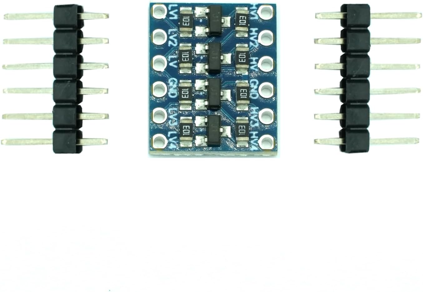 DIGISHUO 10Pcs 4 Channels IIC I2C Logic Level Converter Bi-Directional 3.3V-5V Shifter Module for Arduino (Pack of 10) image number 4