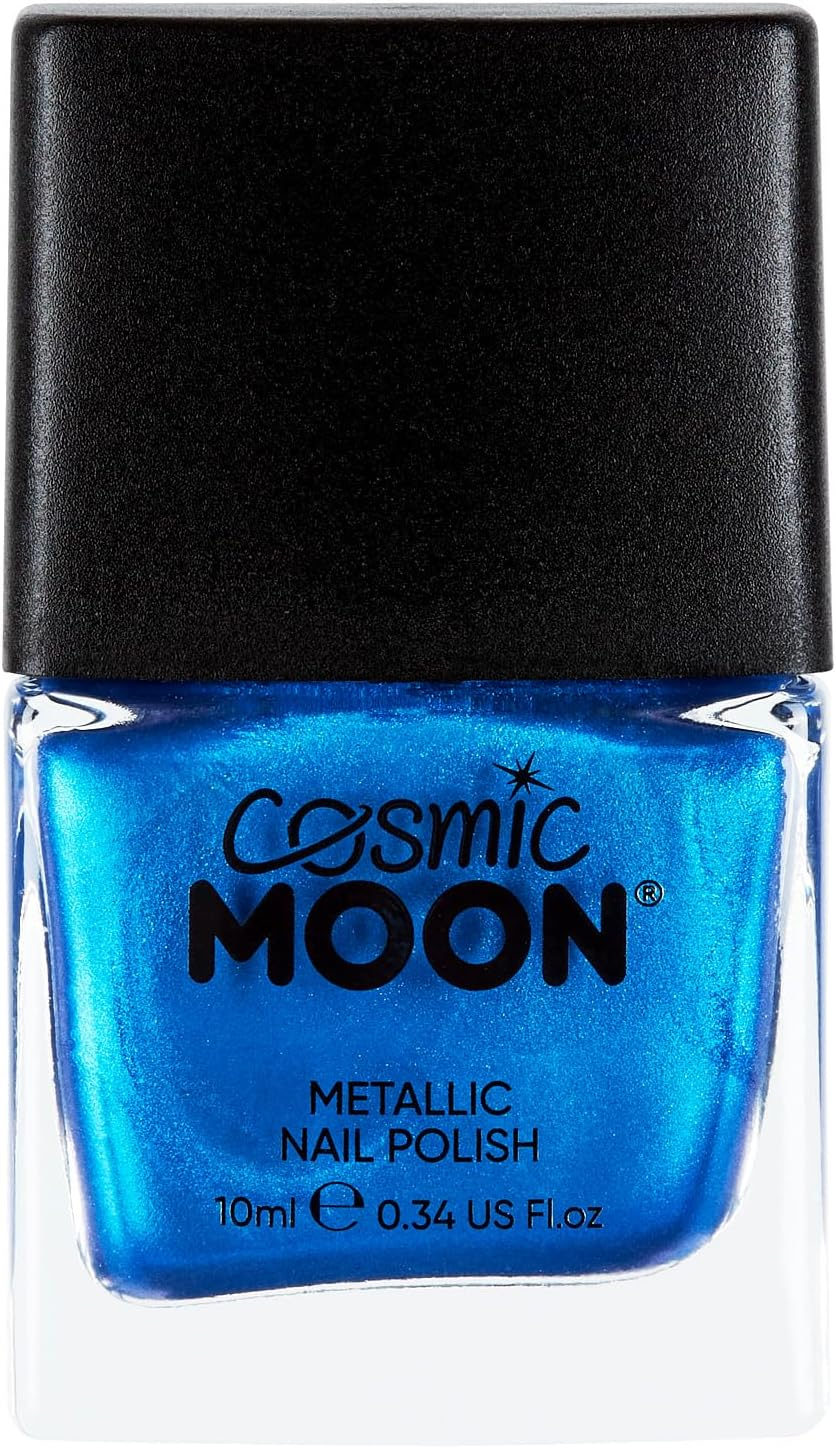 Cosmic Moon - Metallic Nail Polish - 14Ml - for Mesmerising Metallic Nails - Gold
