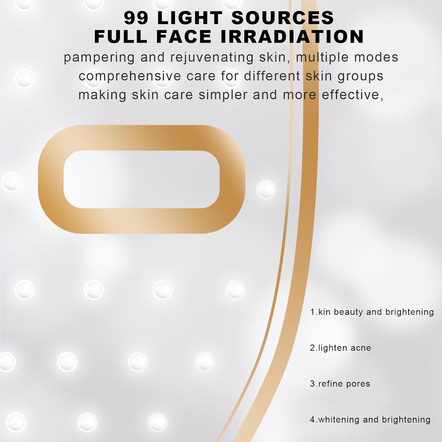 LED Style Cover | Light Beauty Mask 7-In-1 Wireless Facial Technology, Red & Hydration & Rejuvenation, Rechargeable & Portable image number 4