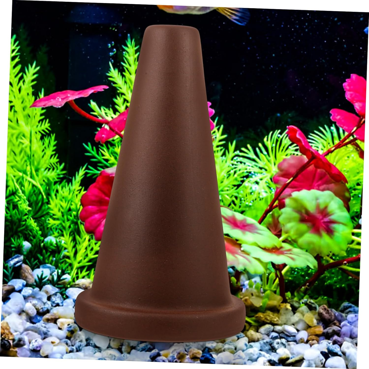 Toyvian Fish Spawning Cone Breeding Bucket Shrimp Shelter Tank Ornament Angelfish Breed Cone Aquarium D&eacute;cor Suitable for Freshwater Aquatic Pets image number 5
