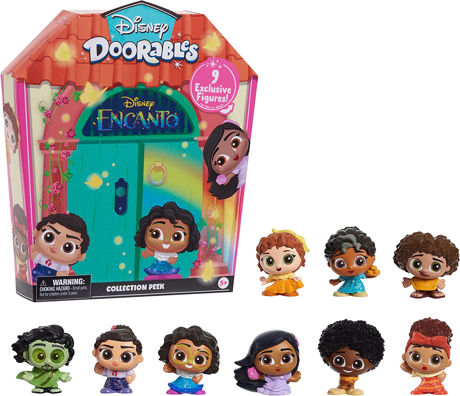 Disney Doorables Encanto Collection Peek Mini Figure Playset (9 Pieces) image number 5