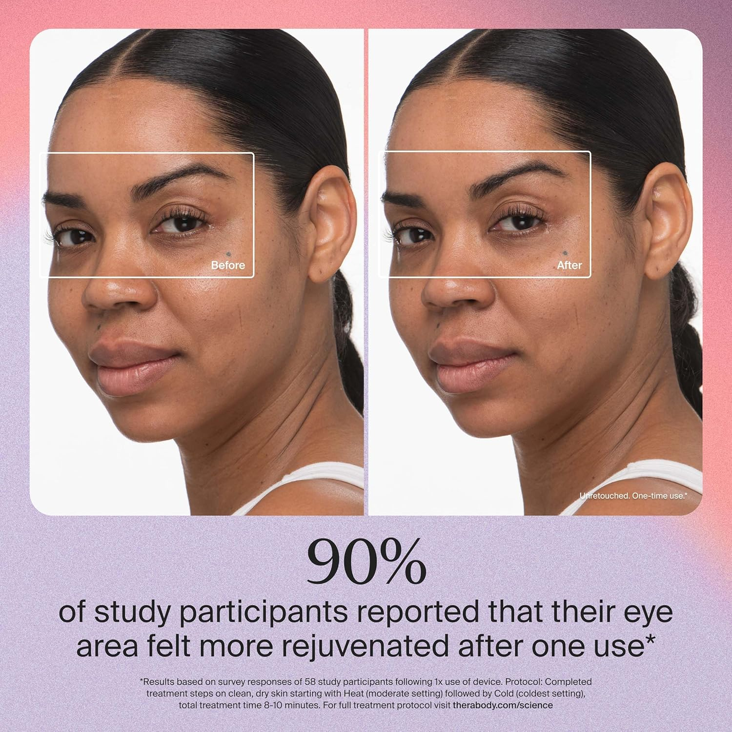 Therabody Theraface Depuffing Wand &ndash; Cold and Heat Facial Treatments to Depuff and Glow image number 3