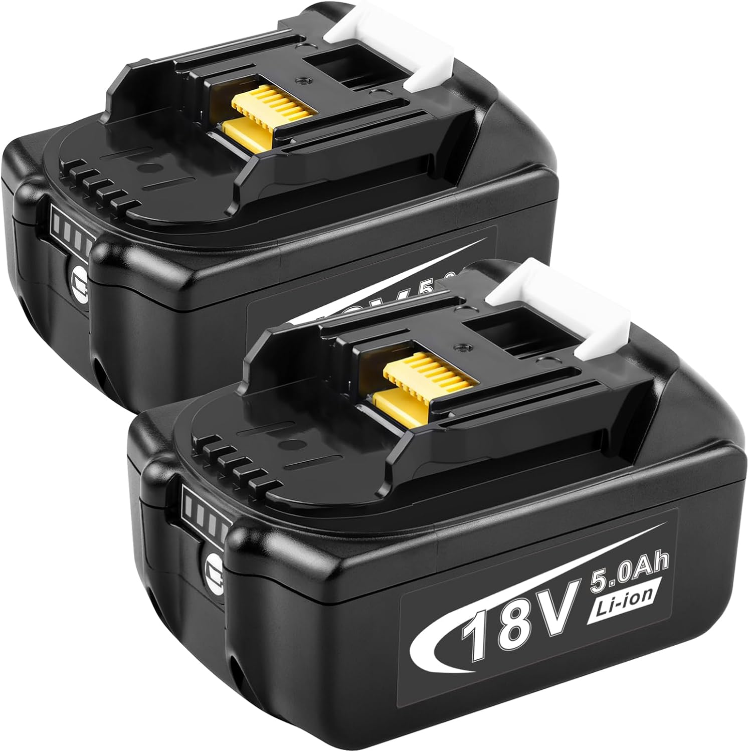 2 Pack Aryee Lithium Ion Power Tool Battery for Makita 18V 5000Mah For: BL1815, BL1830, BL1835, BL1840, BL1850, BL1860, LXT400, 194204-5, 194205-3, 194230-4, 194309-1 image number 6