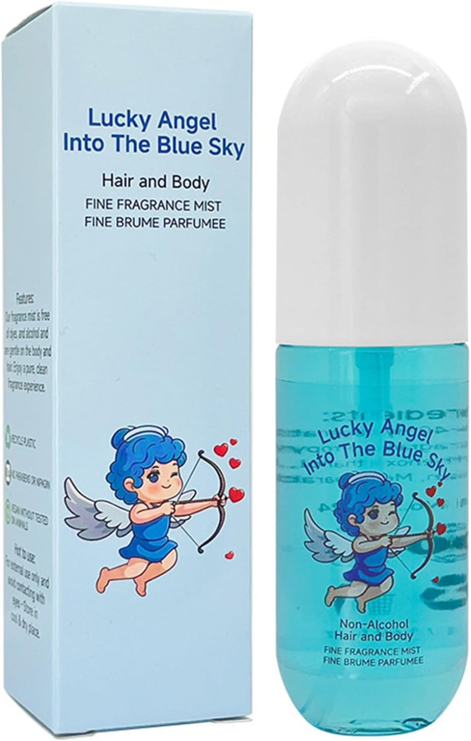 Choomomo Daily Fragrance Spray for Women and Men Alcohol Free Lightweight Body Mist for Lasting Freshness Blue One Size