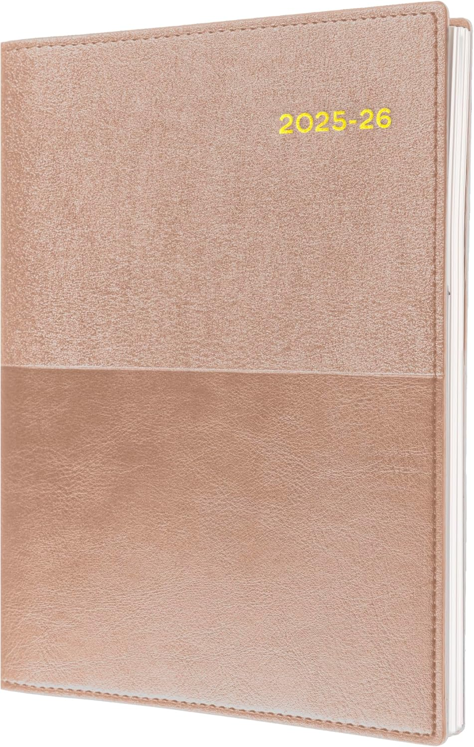 Collins Vanessa - A5 Day to Page Financial Year 2025-2026 Diary/Planner - Rose Gold