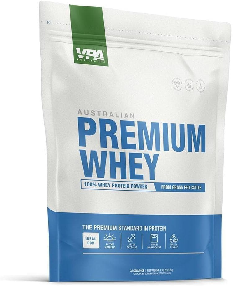 VPA&reg; Australia Premium Whey Protein Concentrate 100% WPC, Natural, 1Kg