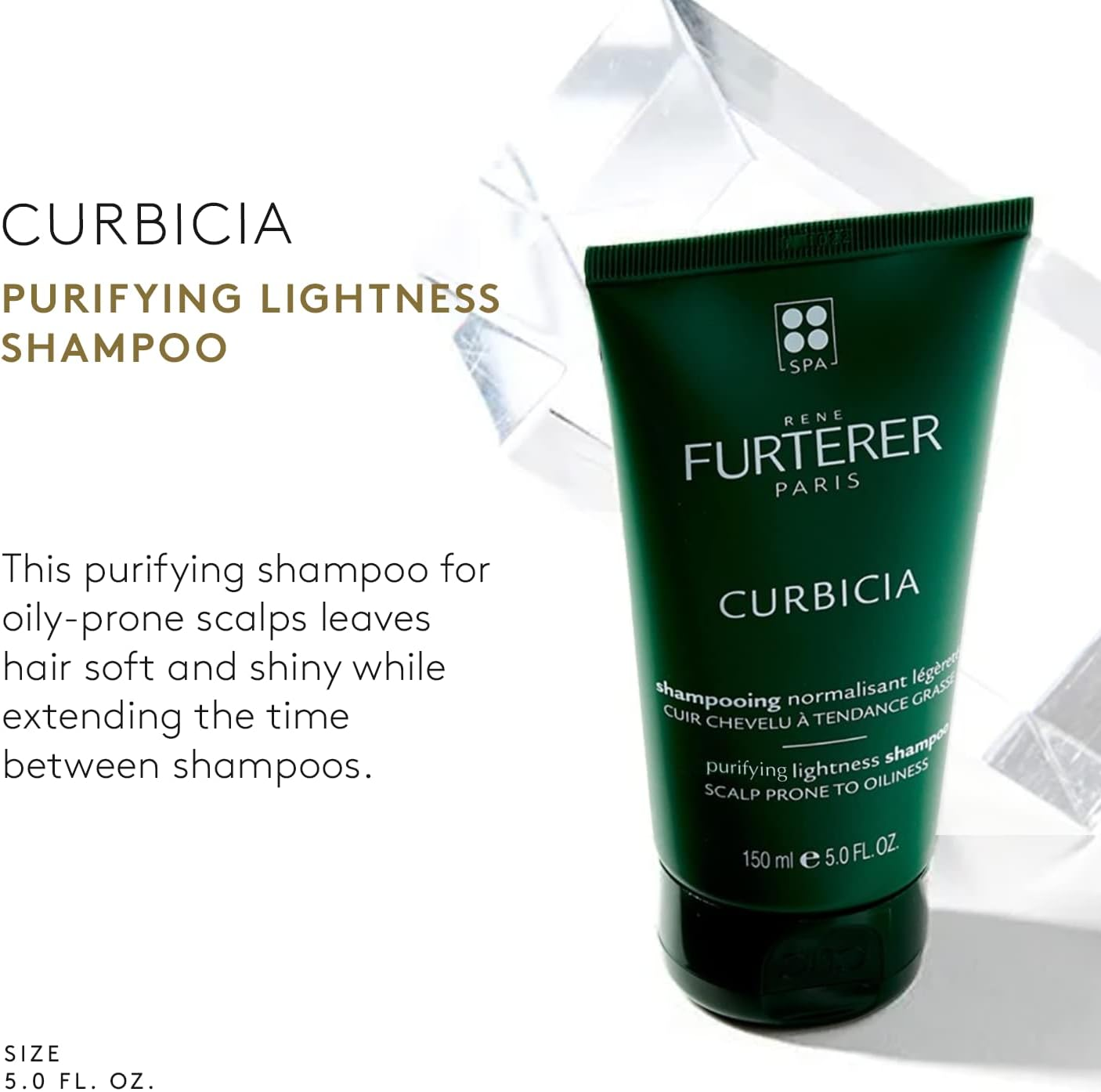 Rene Furterer Curbicia Lightness Regulating Shampoo by Rene Furterer for Unisex - 5 Oz Shampoo, 150 Ml