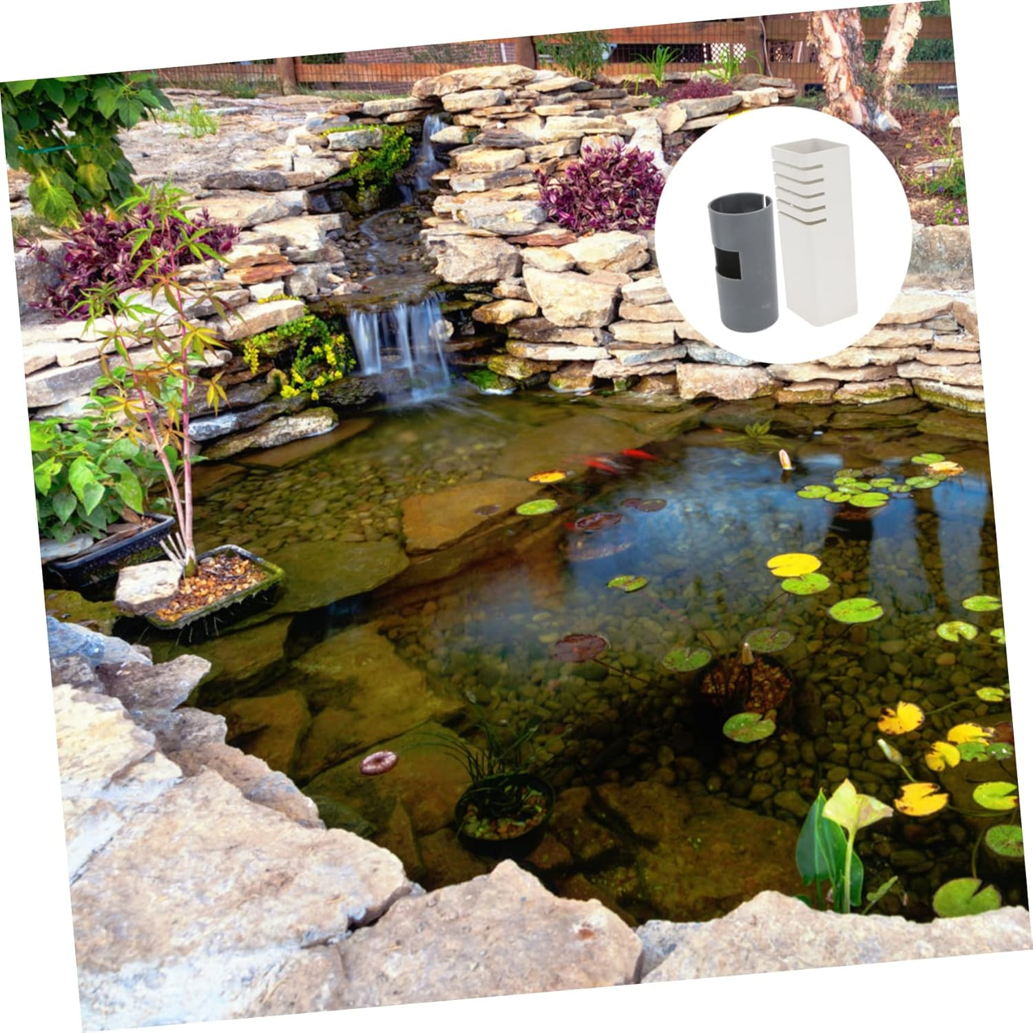 Happyyami 1Set Maker Atomizer Machine for Fountain and Humidifier with Design for Rockery and Bonsai Easy to Install and Operate Creates Stunning Fog Effect image number 4