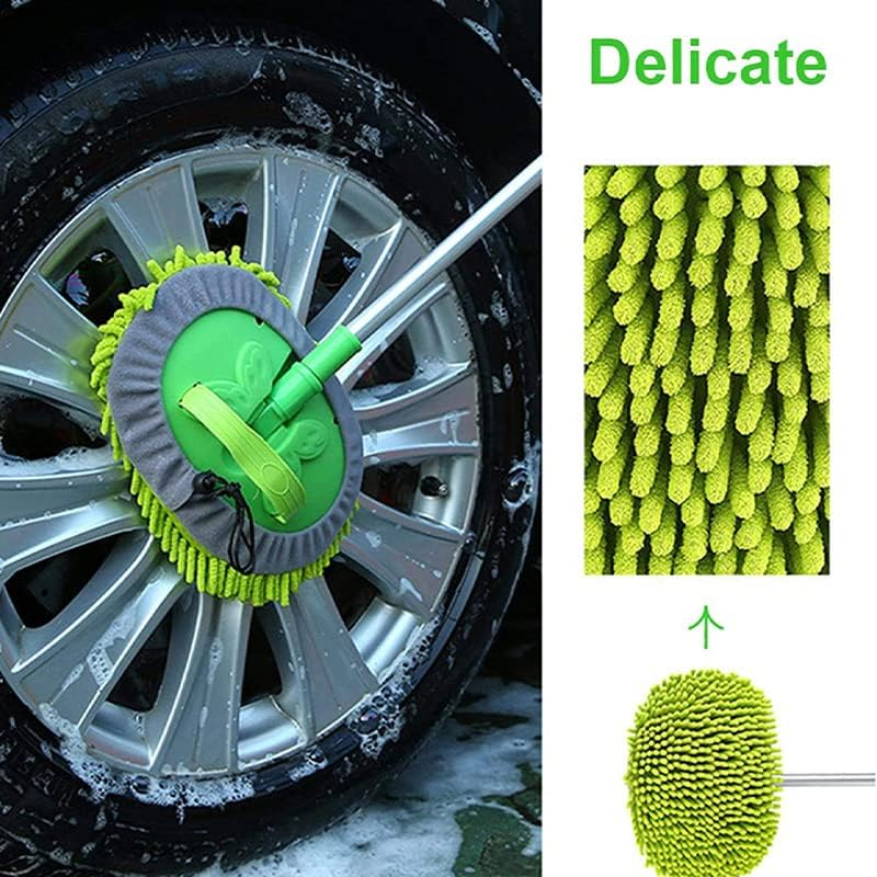 New Telescopic Car Brush Wash Soft Care Mop Vehicle Cleaning Window Adjustable - Car Brush Wash image number 4