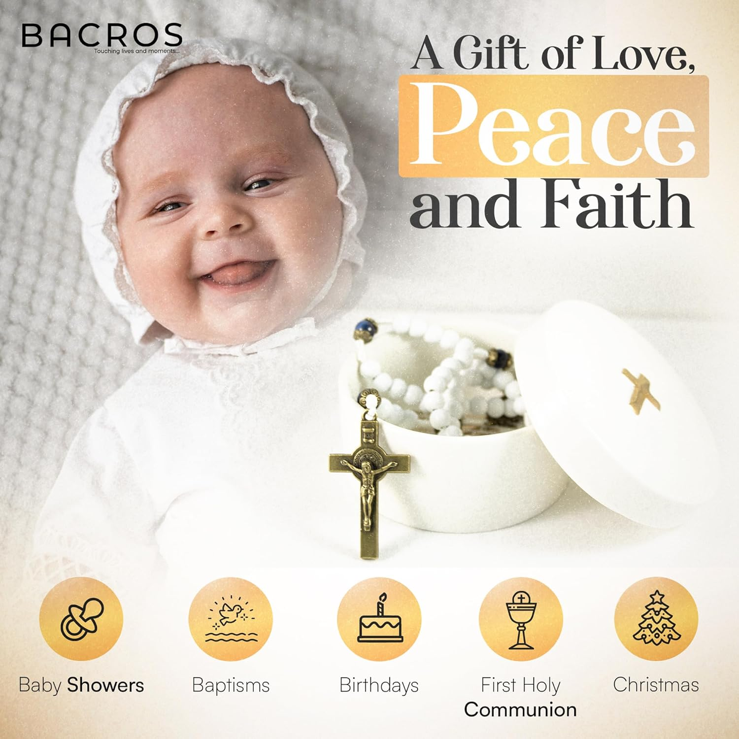 Baptism Gifts for Girl, Baptism Gifts, Catholic Baptism Gifts, Kids Rosary Beads Catholic, Baby Baptism Gifts, Christening Gifts for Girls, Christening Gifts for Girls, First Communion Gifts. image number 5