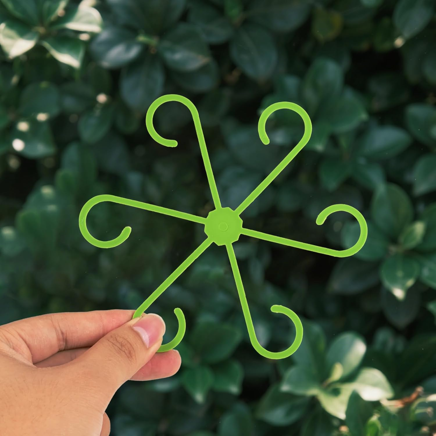 16 Pcs Plant Stem Support, Climbing Houseplant Stem Supports, Plants Holder Hook for Indoor Home Garden (Green) image number 6