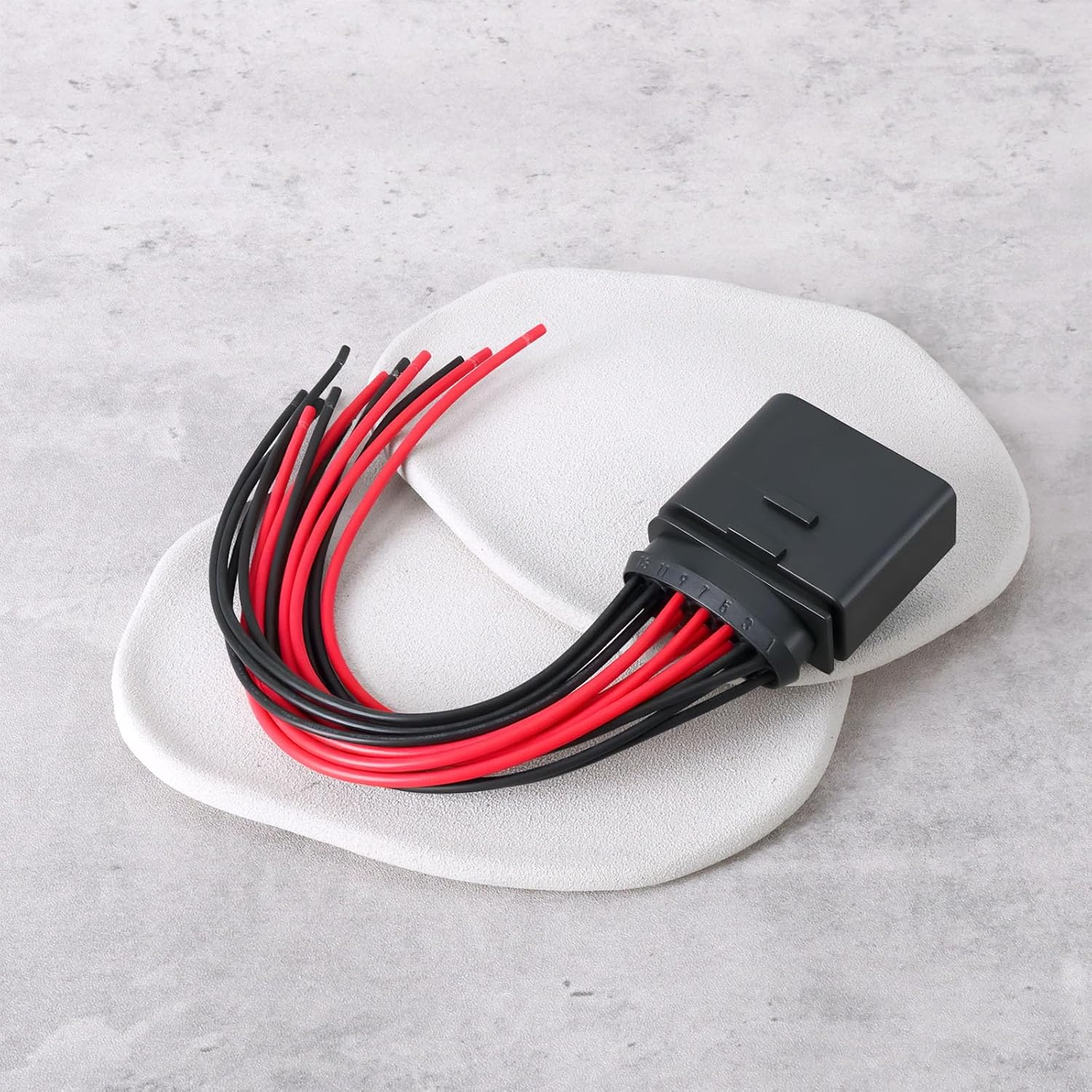 Ecsing 14Pin Headlight Connector Plug Harness 3C0973837 Compatible with Audi Compatible with VW image number 5