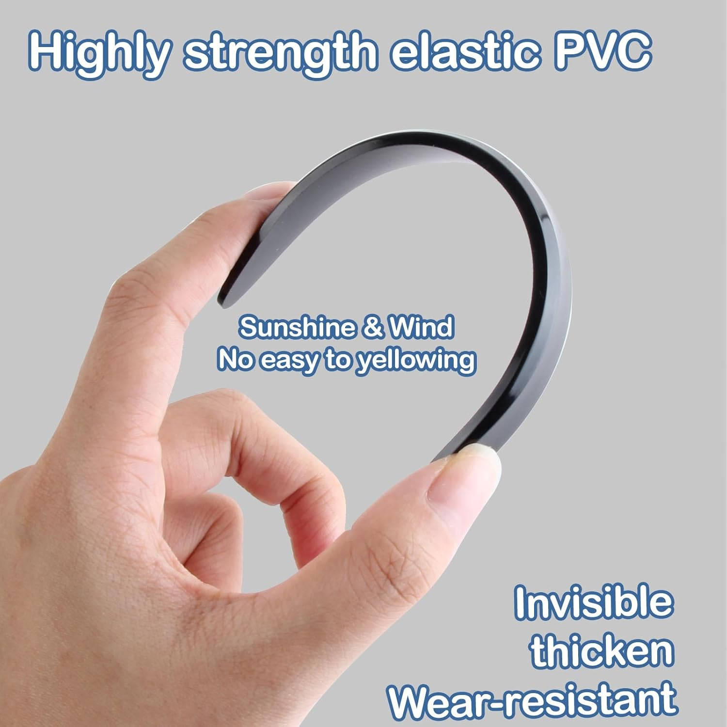 YUENTOEN 4Pcs Car Door Edge Protector, Anti-Scratch Car Door Protector Trim Strip with Self Adhesive for Auto, Sedans, Truck, SUV, Black image number 5