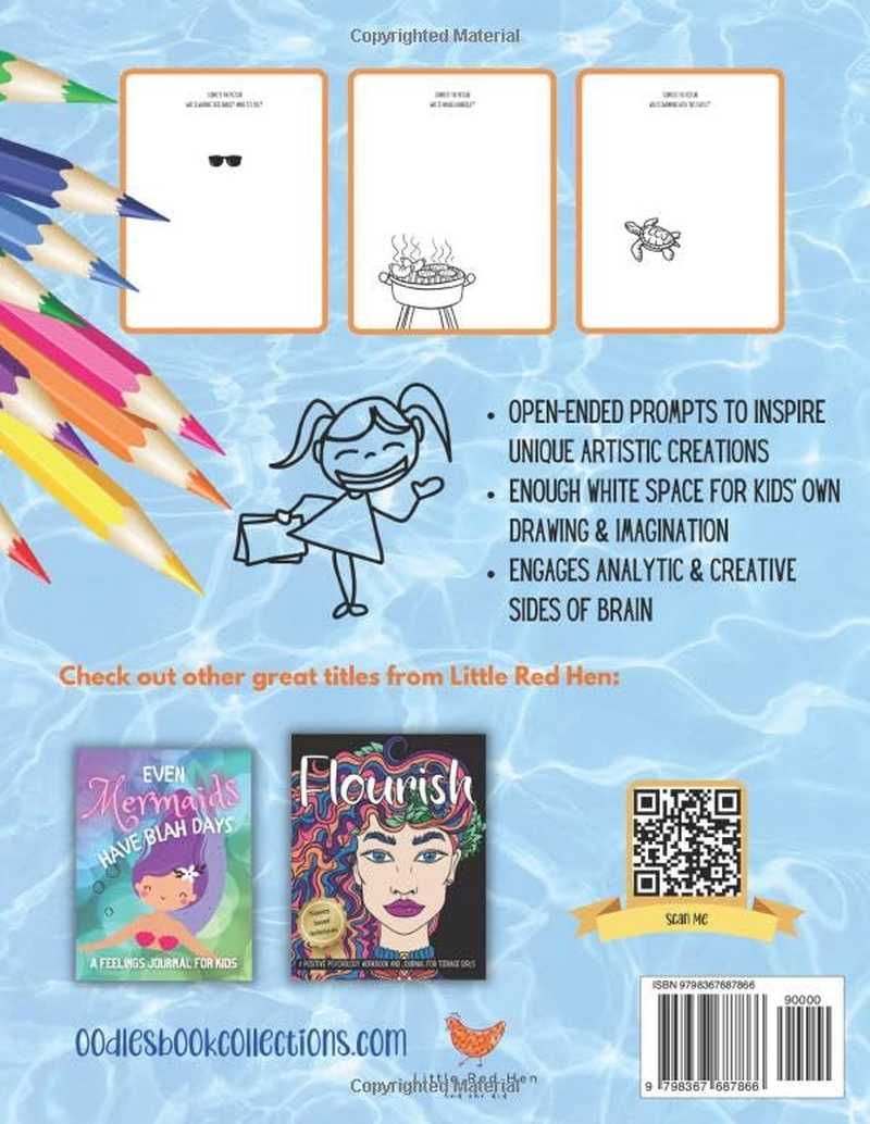 Summer Drawing Prompts Journal for Kids (Australian Edition): Creative Prompts to Inspire Unique Artworks image number 1