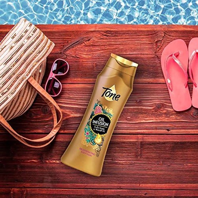 Tone Oil Infusion Exotic Argan & Marula Body Wash, 530Ml image number 2