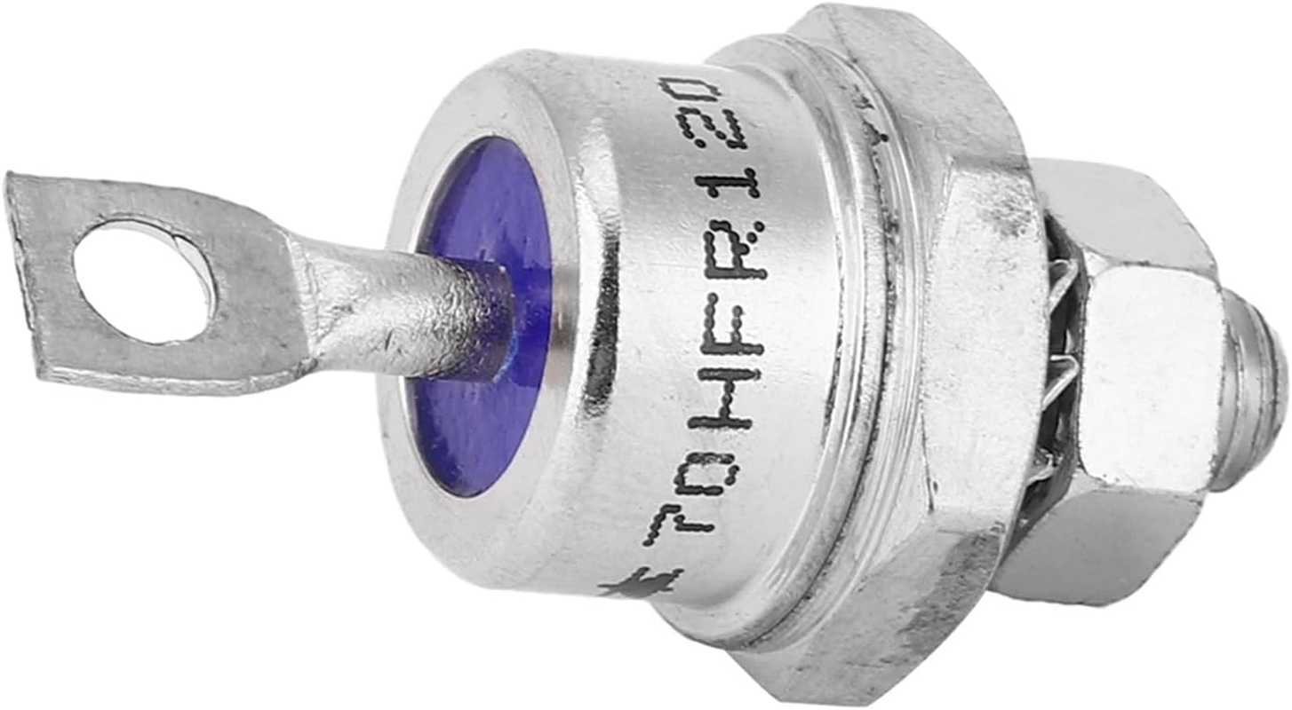 Rectifier Diode, 70HFR120 70HF120, Set of 5 Pairs High Current Capability, Spiral Chassis Stud Mounting for Battery Charging, Power Converters, Easy to Install, Broad Utility