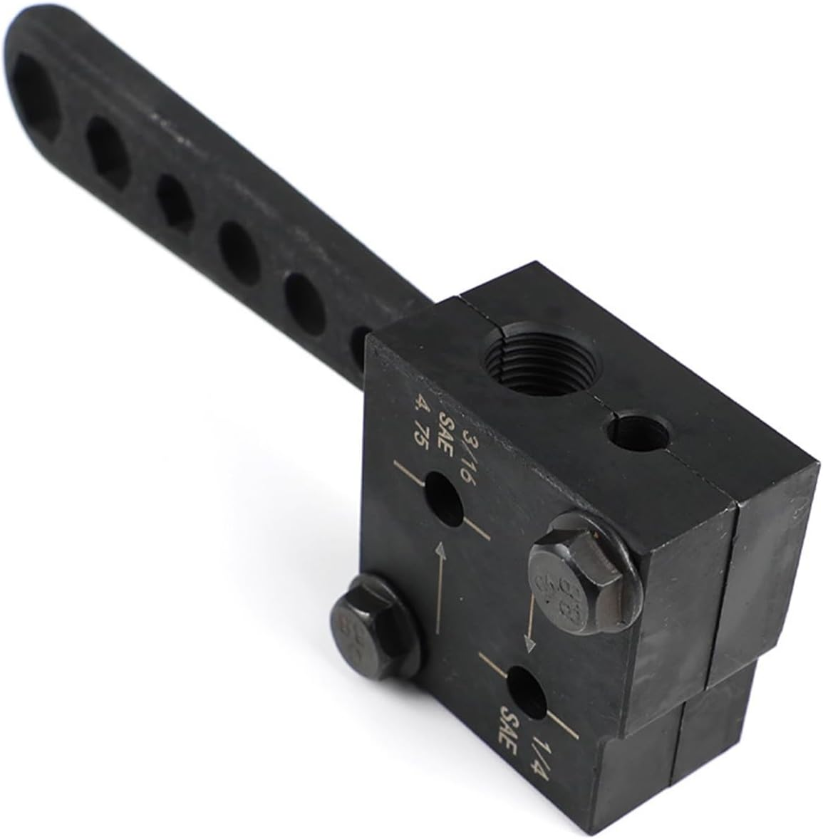 Ocastuted Brake Flaring Tool, Professional Brake Flare Tool Kit, Manual Tubing Set for Copper Pipe Vehicle Automotive Men Car image number 2