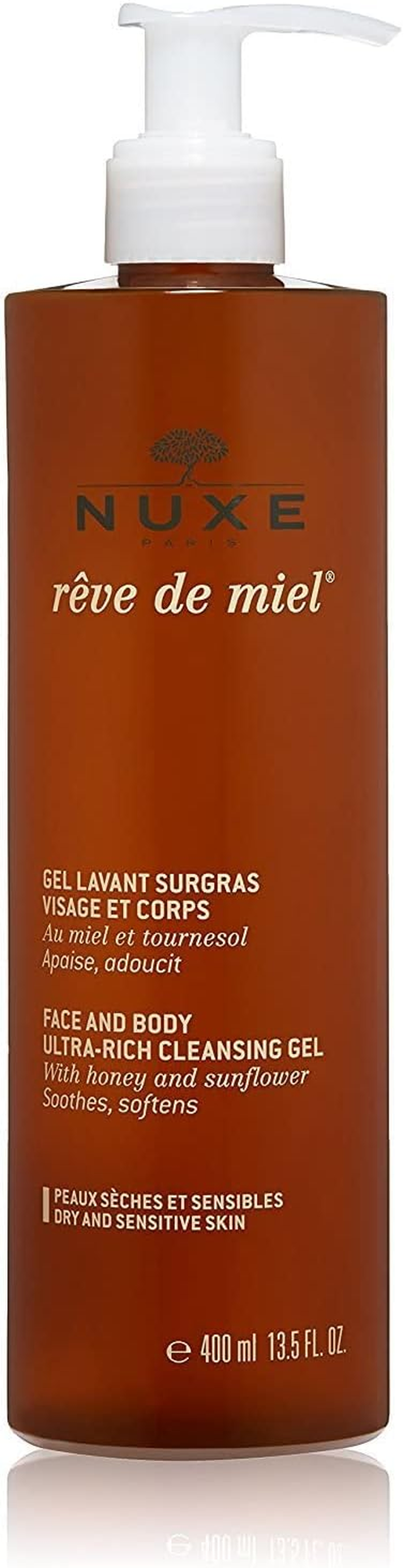 R&ecirc;ve De Miel Gel Lavant Surgras Visage Et Corps 400 Ml