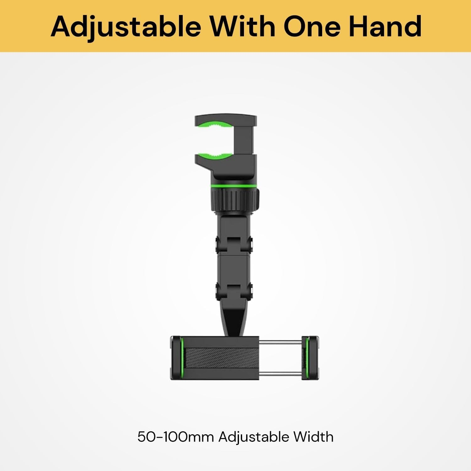 Spendeal Rear View Mirror Phone Holder, Rearview Mirror Phone Holder for Car, 360 Rotatable and Retractable Car Phone Holder Mount, Car Truck Essentials Accessories Compatible with All Cell Phones image number 6