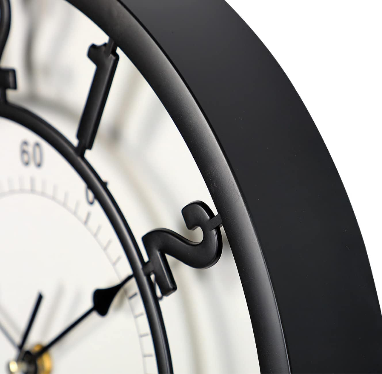 30Cm Wall Clock - Quiet and No Ticking, Easy to Read, Suitable for Home, Office, Classroom, School - Battery Powered,Energy Saving - Retro Roman Numerals Style image number 1