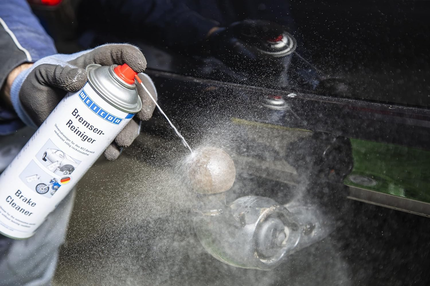 WEICON Brake Cleaner | 500 Ml | Transparent Universal Cleaner for Cars | Clean Brake Pads on Cars, Motorbikes, Bicycles