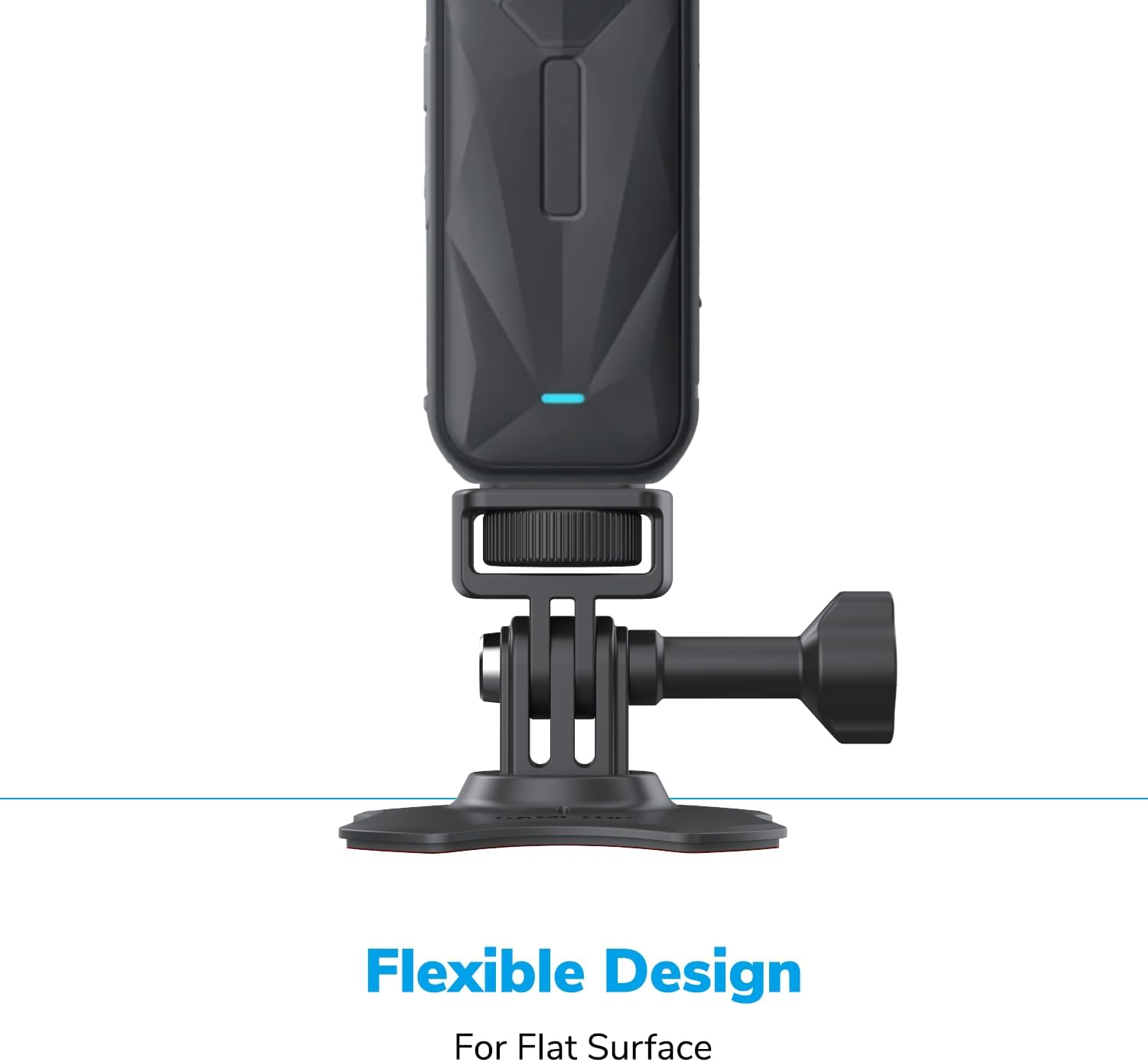 Sametop Flexible Adhesive Mount 3M Sticky Helmet Attachment Compatible with Gopro Hero 13 12 11 10 Max 9 8 7 6 Session Insta360 X5 X4 X3 X2 ONE DJI Osmo AKASO Action Cameras (2 Packs) image number 3