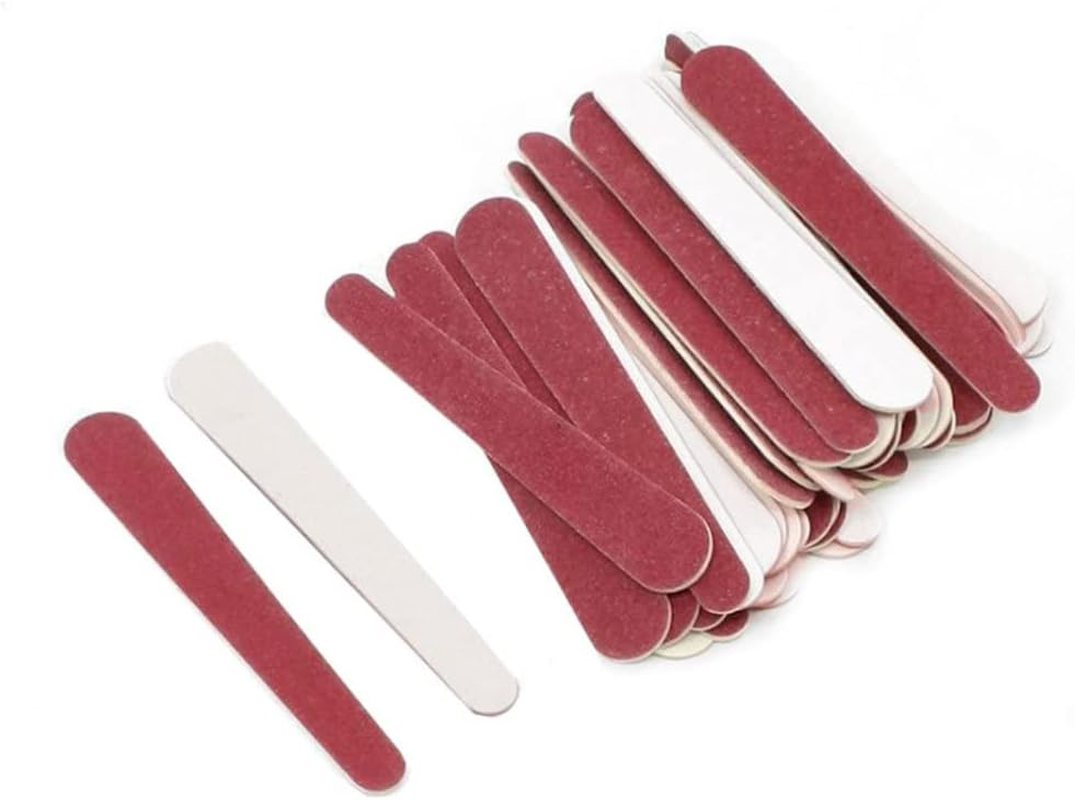 Disposable Nail Files Mini Double Sided Emery Boards Manicure Pedicure Tools 7.8X1.2X0.1Cm 50PCS Nail Files Bulk Disposable Emery Boards Double Sided Nail Files Double Sided Emery Boards image number 5