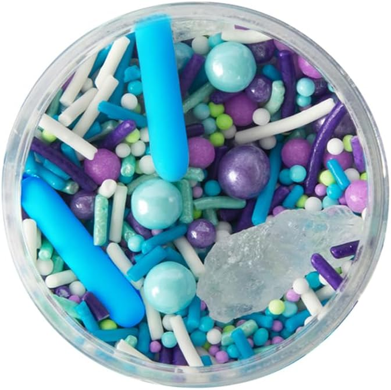 Sprinks Rock N Roll Sprinkles - Edible Cake Sprinkles | Cupcake Decorating Sprinkles | Sprinkles for Cakes | Candy Sprinkles | Donut Sprinkles | Rock N Roll Cake Decorations | 75G