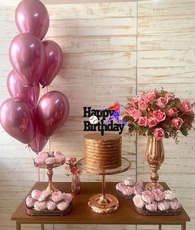 Baseball Cake Topper Baseball Theme Birthday Acrylic Decorations Baseball Softball Player Cake Topper Sport Themed Birthday Party Cake Supplies