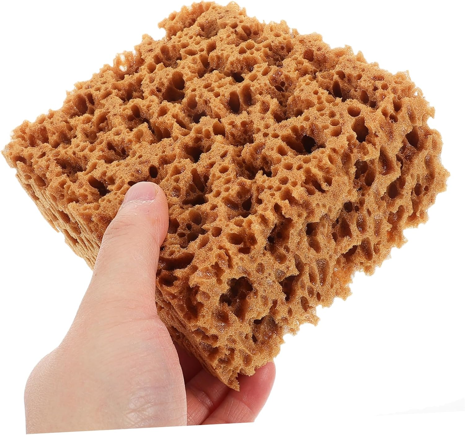 VICASKY Paint Brush Tools Natural Sea Sponge for Texture Painting Walls Furniture Crafts Artist Sponge Soft Bristles image number 4