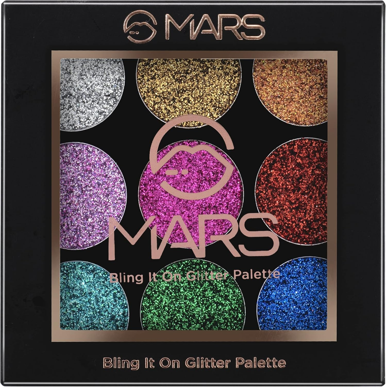 MARS Glitter Eyeshadow Palette 7.65 G (Multicolor) image number 3