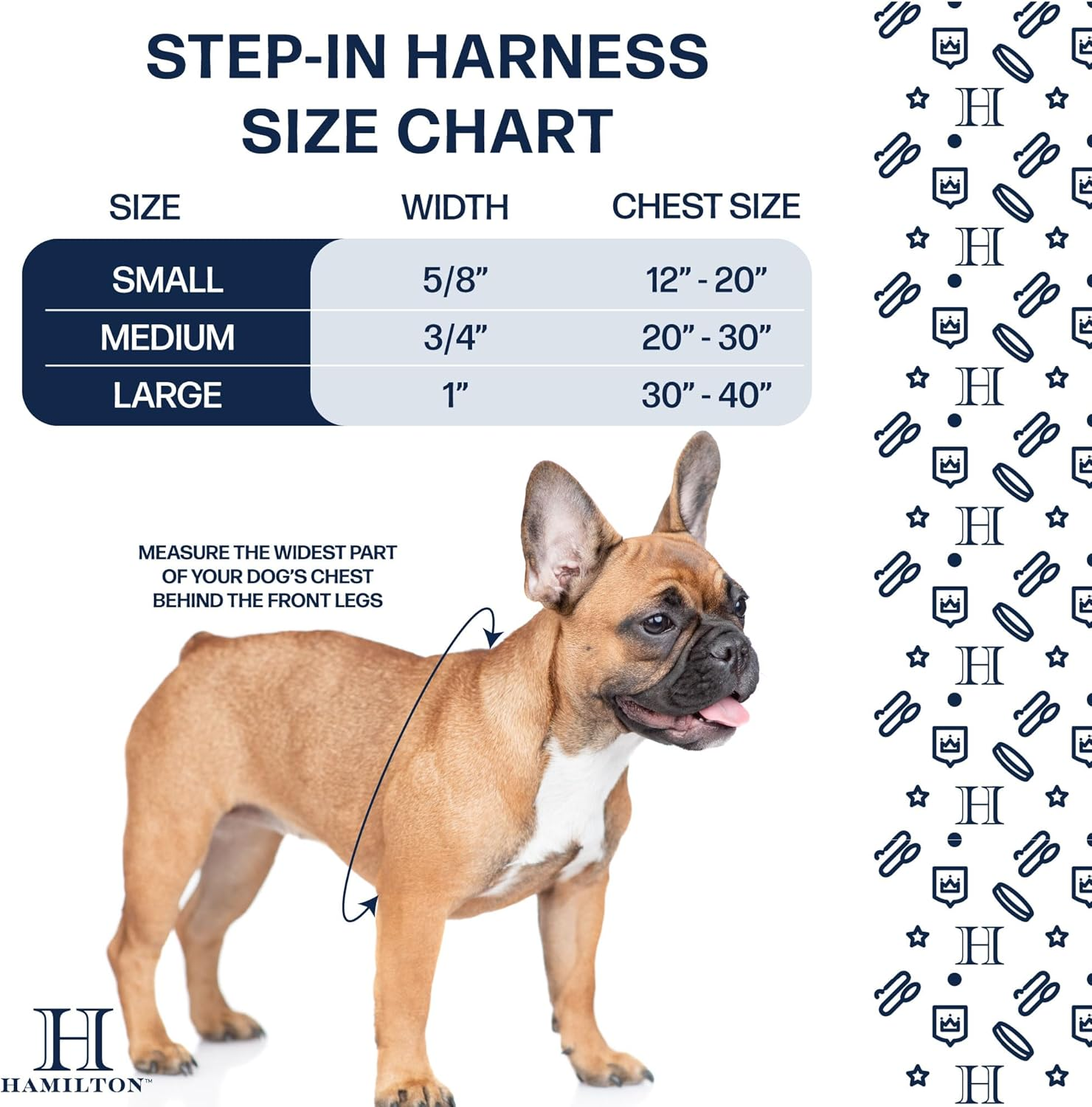 Hamilton Adjustable Easy-On Step-In Style Dog Harness, 3/8-Inch by 10-16-Inch, Extra Small, Blue image number 6