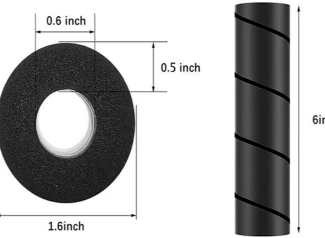 8 Pcs Bed Frame Toe Protectors,6" Foam Bed Frame Leg Covers,Bed Leg Protectors,No Adhesive or Glue,Prevent Toe-Stubbing Incidents from Hard Furniture (Black) image number 6