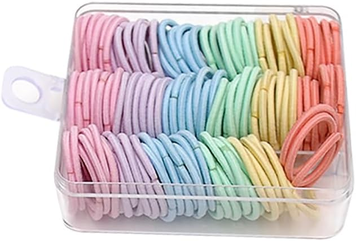 90 Pieces Baby Hair Bands No Wrinkle Colorful Hair Ties No Damage Elastic Ponytail Holders Hair Accessories for Infant Toddler Kids