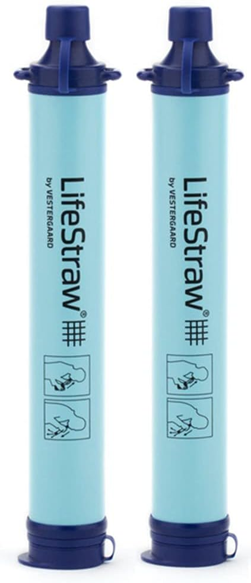 Lifestraw Peak Series Water Filter Straw, Dark Grey