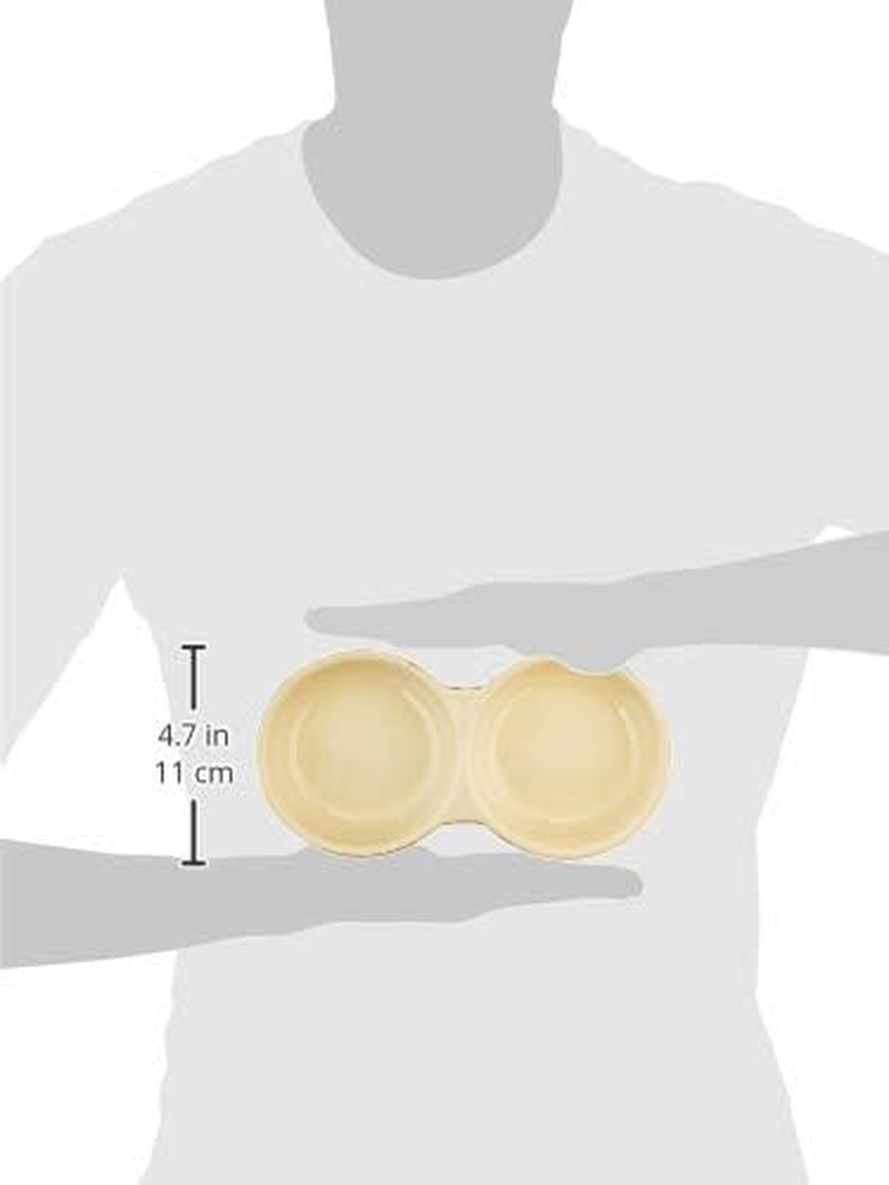 Nobby Ceramic Cat Double Bowl, 22 X 22 X 0.25 Cm, Black/Red image number 2