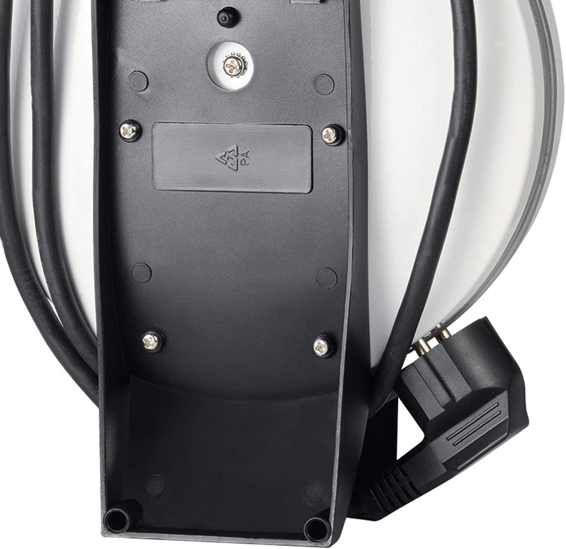 Cloer 261 Cuirrel Iron for Wafer-Thin, Crispy Squirrels, 800 W, Horn Size 14.5 Cm Diameter, with Non-Stick Coating, Continuously Selectable Browning Level with Rotary Control, White, Metal, &Uacute;nico image number 6