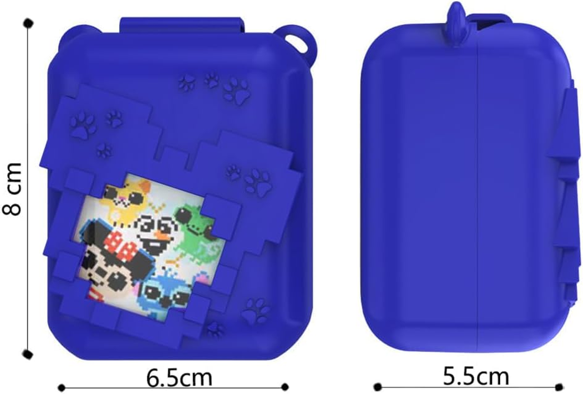 Cover Case for (BITZEE) Disneys Virtual Electronic Pets Protective Holder Skin for (BITZEE) Disneys Virtual Electronic Pet Protective Case with Lanyard for (BITZEE) Disneys Electronic Pet - Dark Blue image number 5