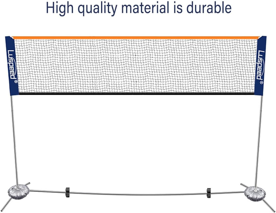 AIMALL Portable Badminton Rack - Simple Standard Outdoor Game Net, Adjustable Height, Multi-Purpose, Lightweight and Mobile image number 6