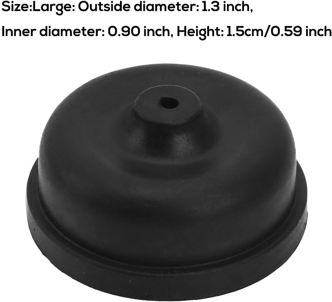 6Pcs Black Aquarium Diaphragm,Aquarium Air Pump Accessories,Aquarium Diaphragm,Air Pump Accessories Air Oxygen Pump,Air Pump Diaphragm image number 4