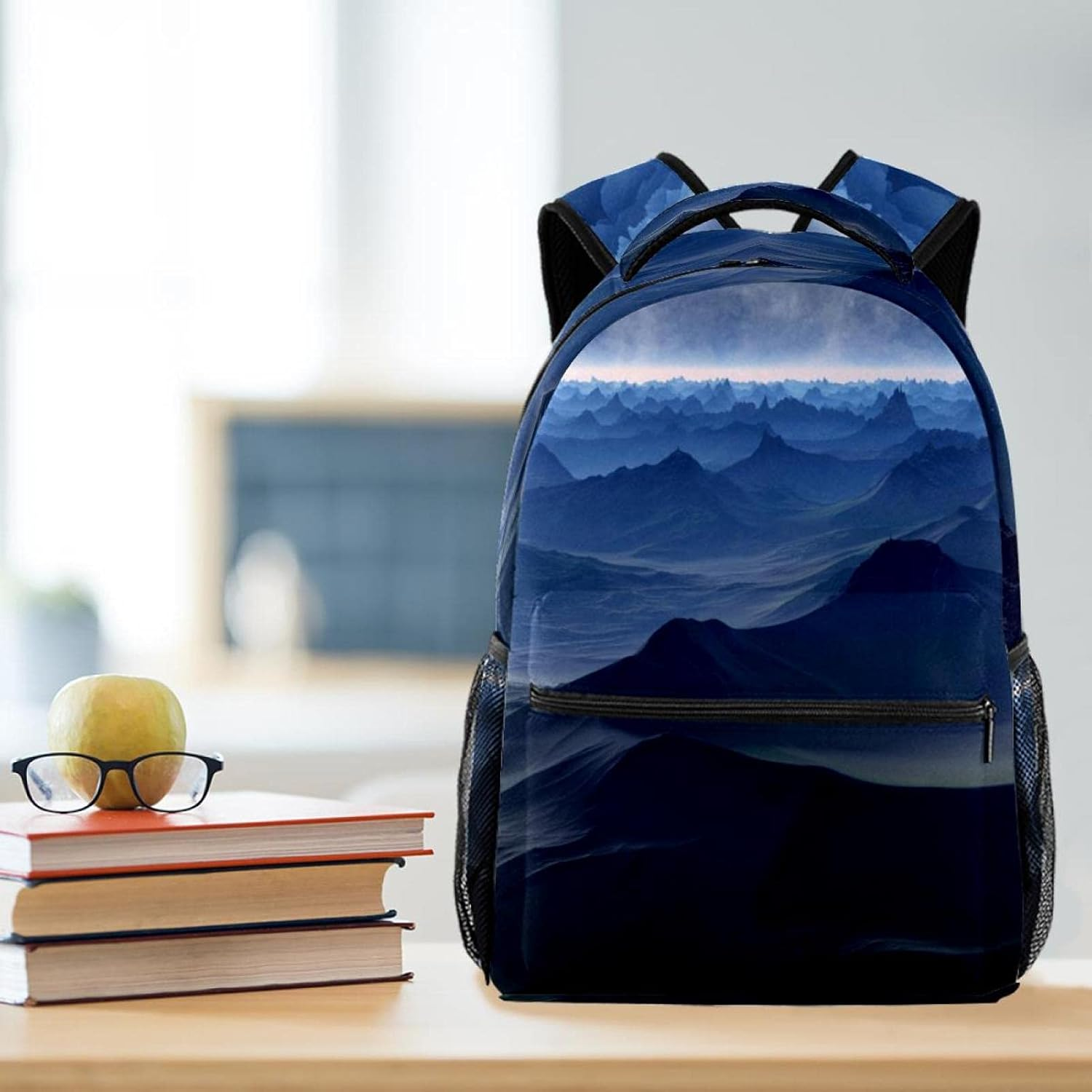 Planet Sience Fiction Fantasy World Backpack Students Shoulder Bags Travel Bag College School Tote Backpacks image number 4