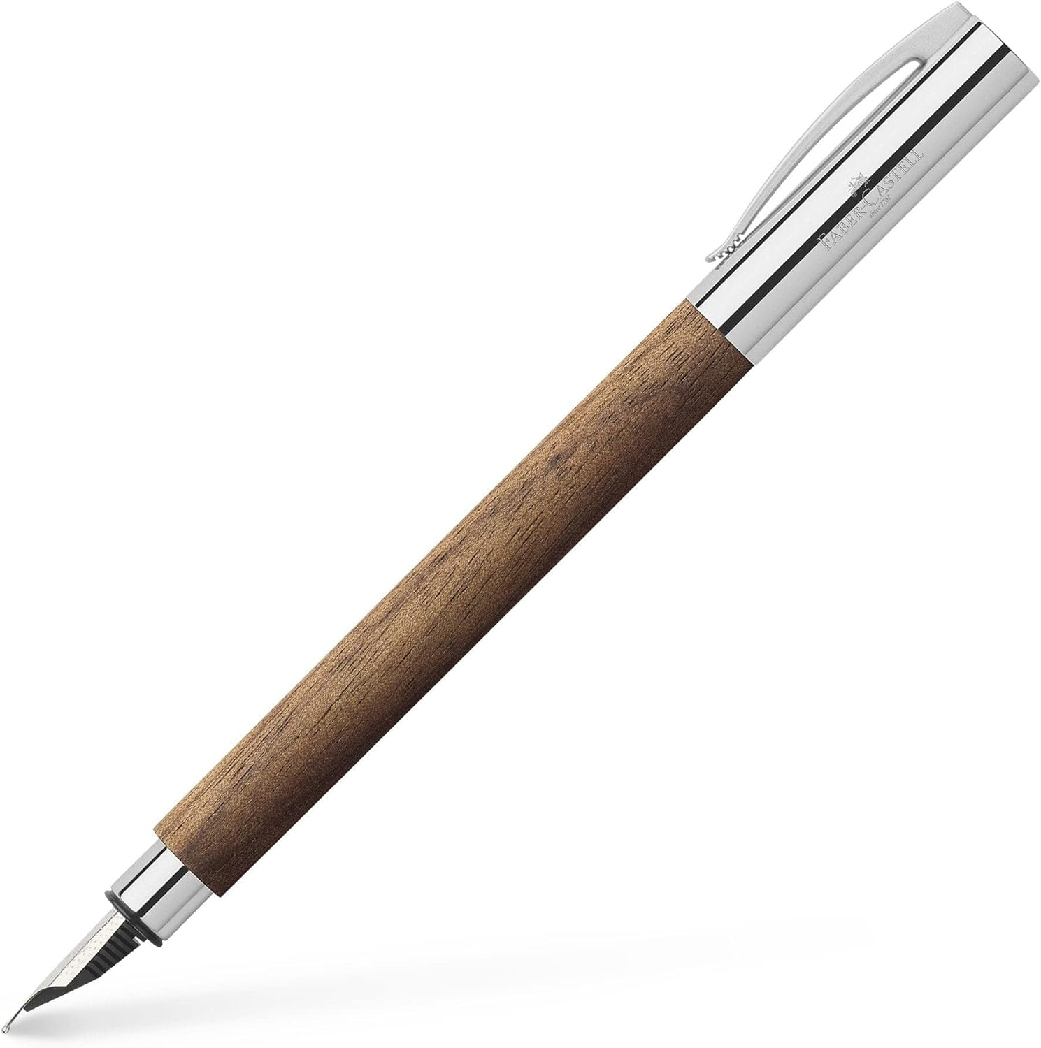 Faber-Castell Ambition Walnut Wood B Fountain Pen