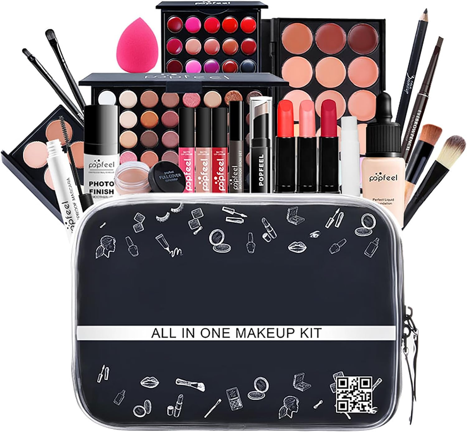 TEMU-SC 8PCS Colors Professional Make up Set, All in One Makeup Kit for Women Full Kit, Cosmetics Teenagers, Makeup Palette