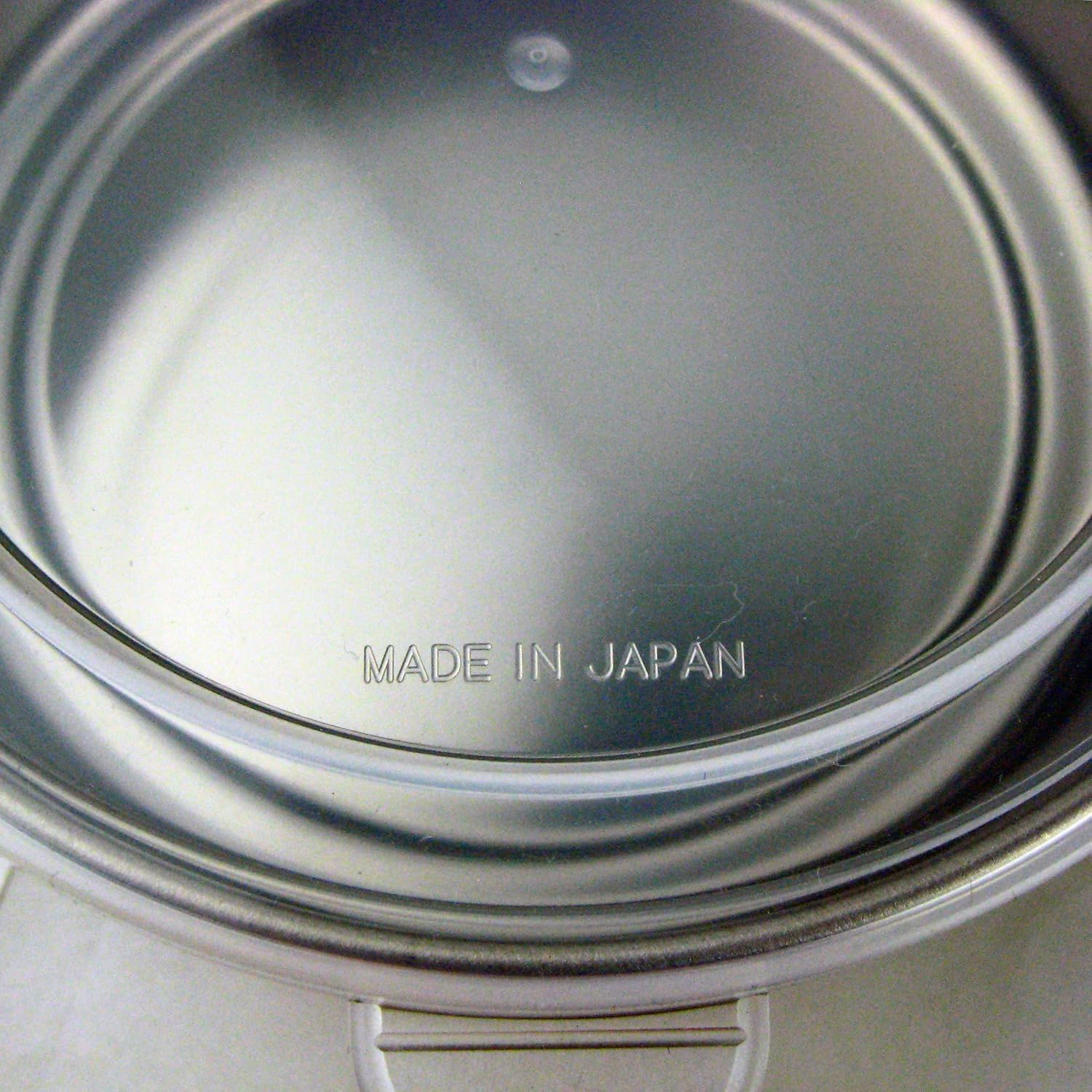 Nagao Storage Containers, 3.9 Inches (10 Cm), 4.7 Inches (12 Cm), Round, Stainless Steel, with Lid, Airtight, Stacking, Prep Containers, Made in Japan image number 3