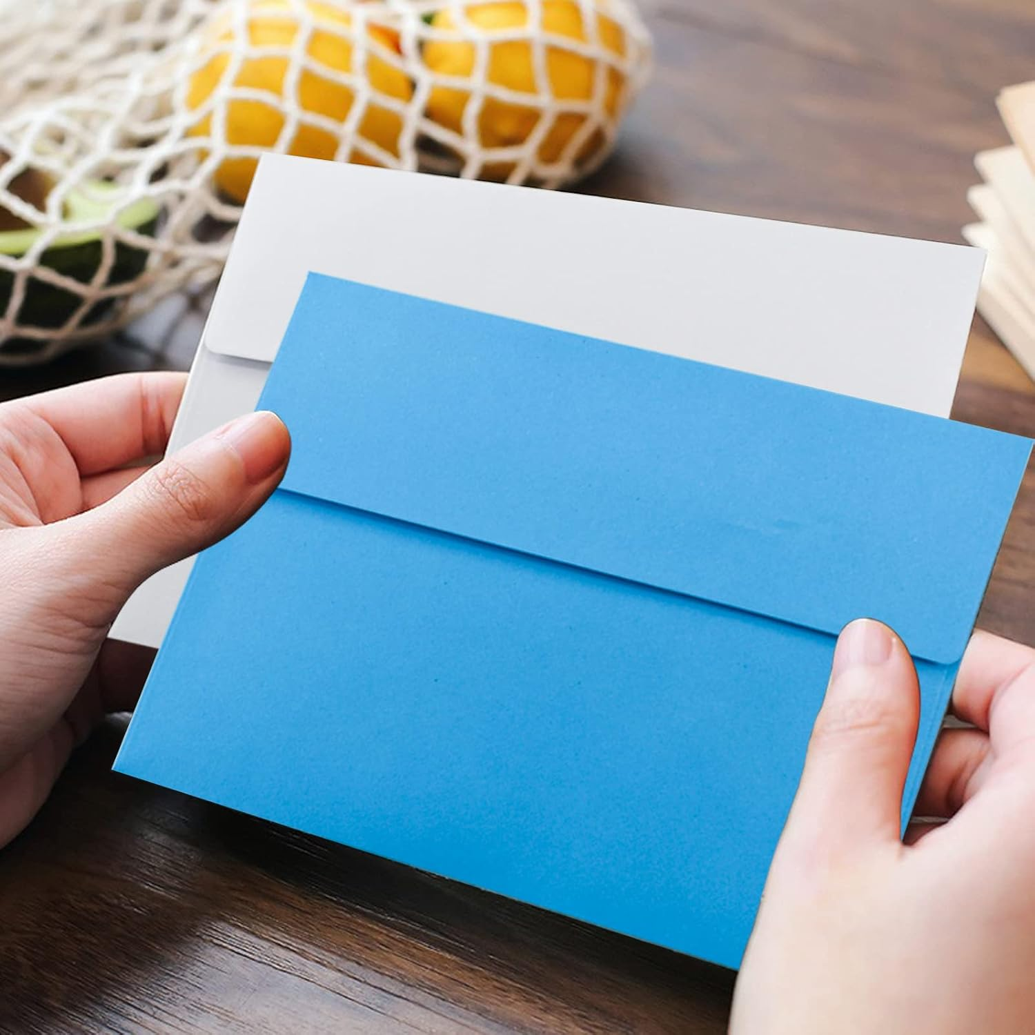 VANRA 150 Pack Colorful Envelopes for Invitations A7 Envelopes Bulk for 5X7 Greeting Cards, Wedding Invitations, Photos (15 Assorted Colors) (A7)