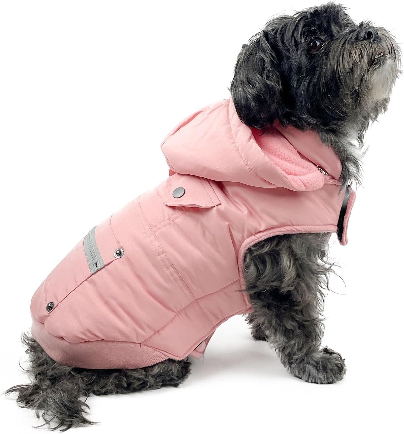 Huskimo Mt Buller Dog Coat, Rose/Pink, 33Cm image number 4